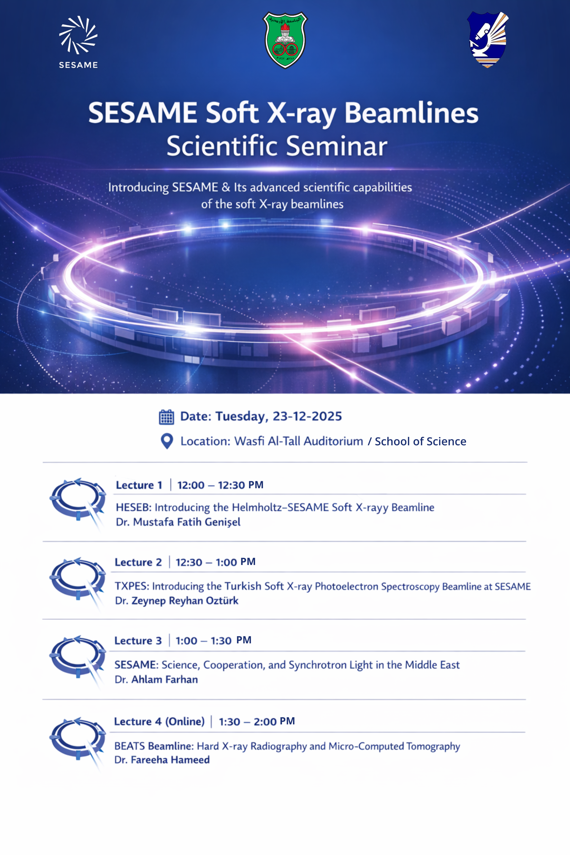 thumbnail_SESAME Soft X-ray Beamlines Scientific Seminar.png
