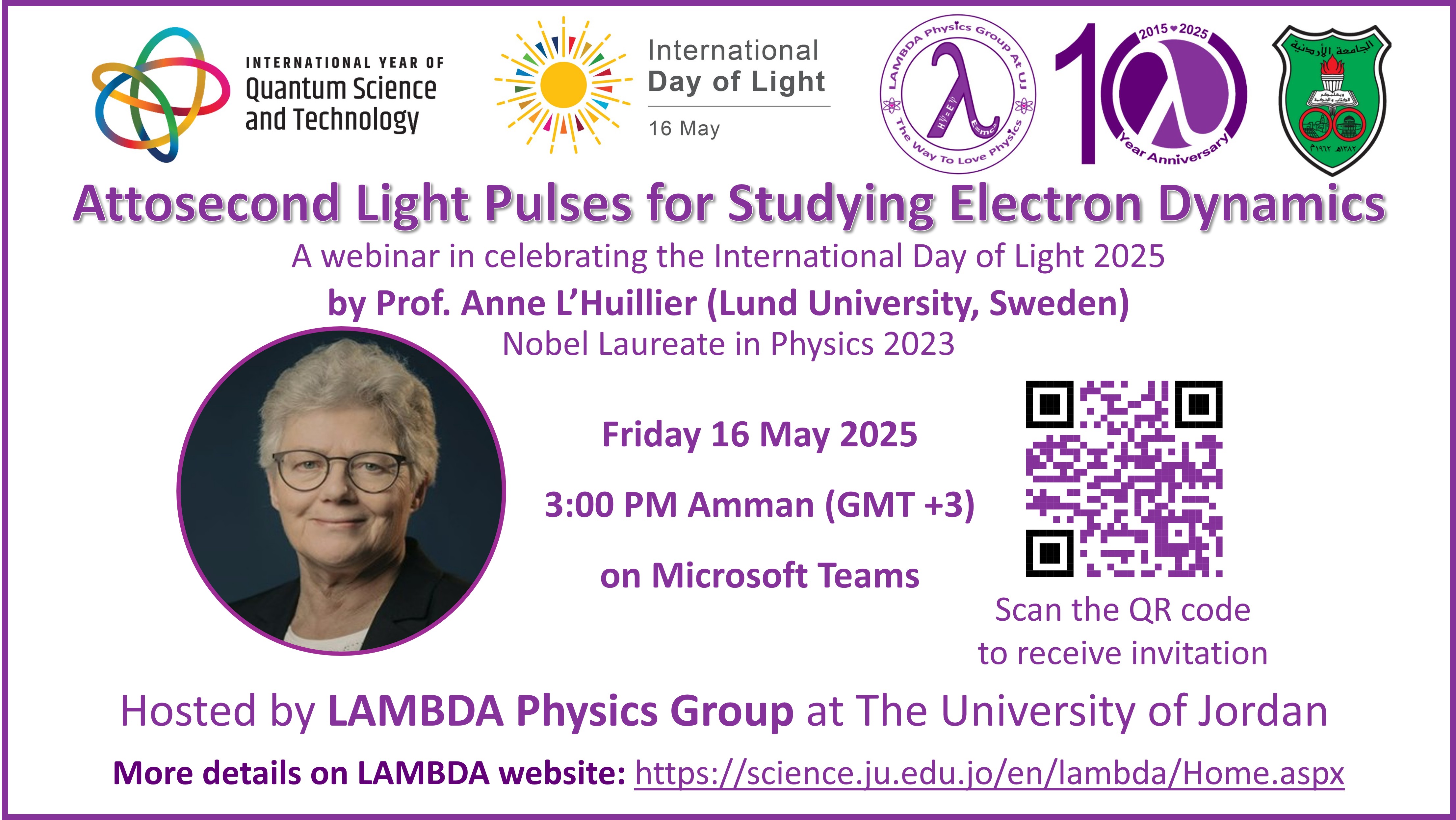 Announcement_Anne L'Huillier_IDL2025_LAMBDA_UJ.jpg